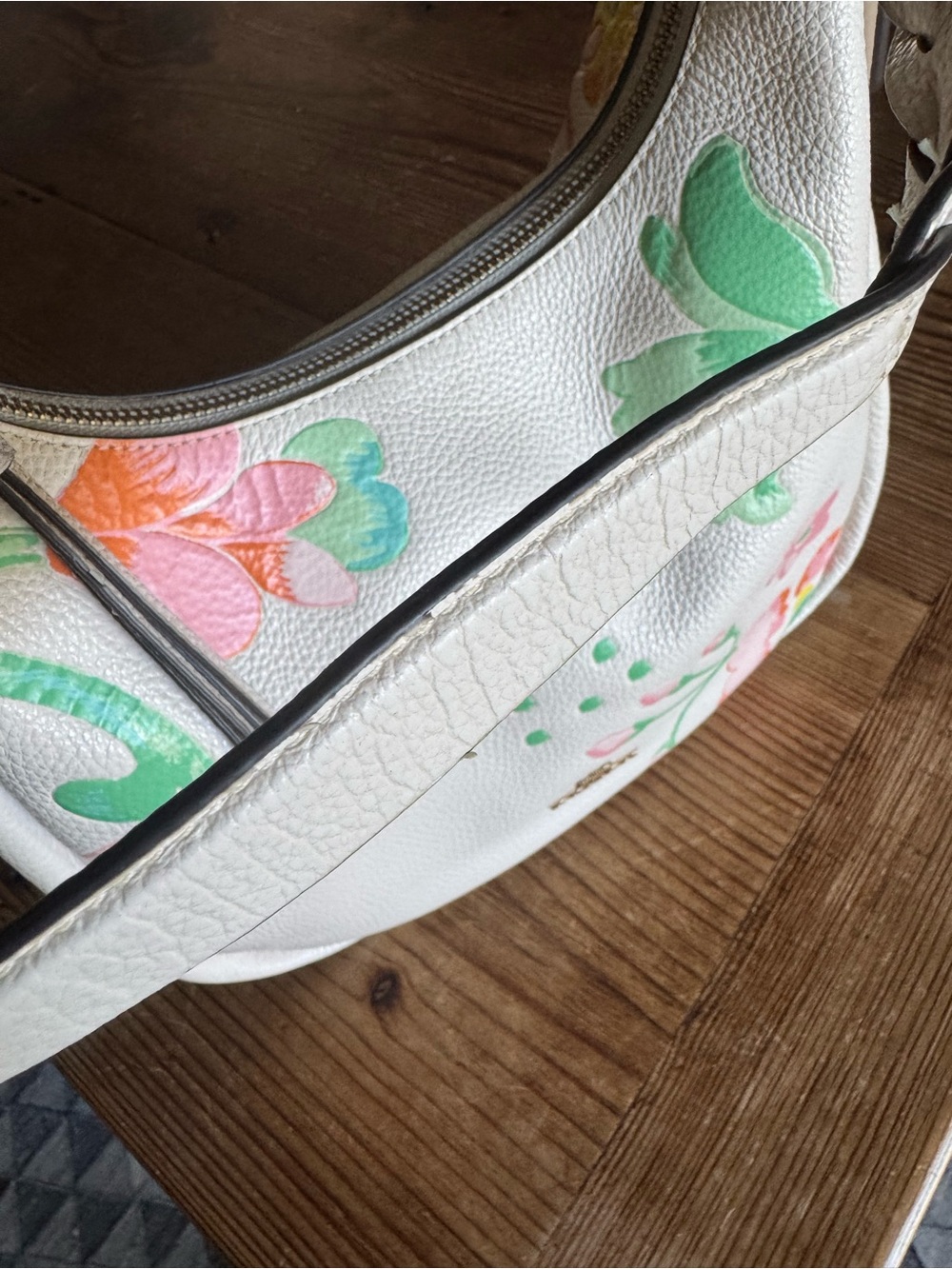 Coach Jules Hobo in Dreamy Land Floral Bag - Picture 16 of 17